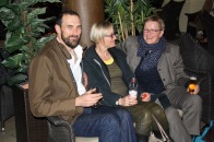 Andrew Gross, Antje Kley, and Catrin Gersdorf enjoy themselves